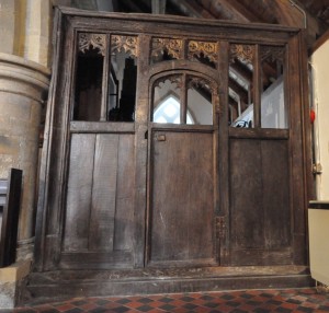 15th Century Oak Screen